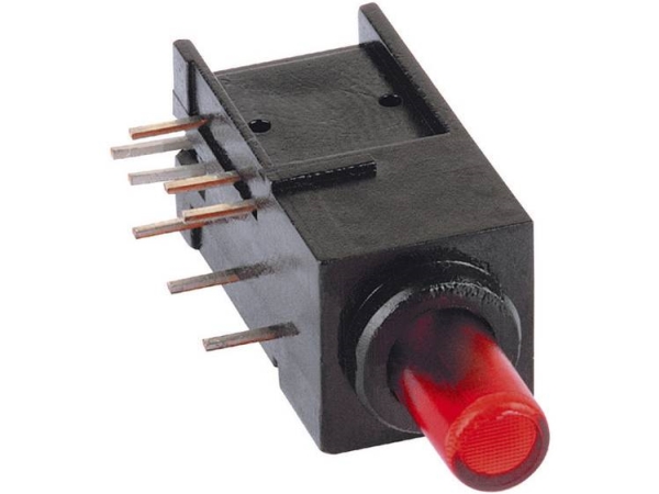 Mentor 1844.6835 R-T Taster 60 V Dc/Ac 0,5 A 2 X On/(On) Tasten Grün 1 Stk