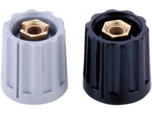 Mentor 331.6 Knopf Schwarz (Ø X H) 15 Mm X 14 Mm 1 St
