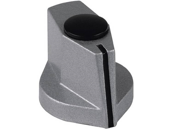 Mentor 499.60 Drehknopf Mit Zeiger Schwarz (Ø X H) 17 Mm X 12,5 Mm 1 Stk