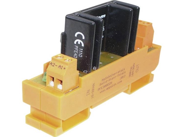 Dc/Ac-Halbleiterrelais, Typ Pfe Pfe240d25 Laststrom 10 A Eingangsspannung 15 - 32 V/Dc Ausgangsspannung 250 V/Ac