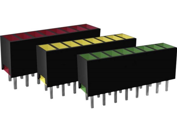 Signal Construct Zaqs 0807 Led Bånd 8X Rød (L X B X H) 20 X 7 X 4 Mm