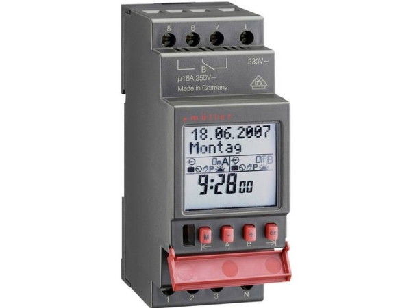 Müller Sc 28.11 Pro4 12V Acdc Timer Til Din-Skinne Digital 12 V/Dc, 12 V/Ac 4000 W