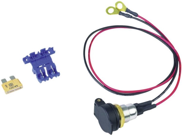 Steckdose Montage Ohne Halter Baas Din-Bordsteckdose Sd14 12 V/Dc 5 A Ringkabellesko
