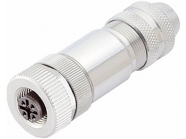 Binder 99 1492 812 12 Sensor-/Aktuator-Steckverbinder, M12, Gerade, 12-Polig (Rj)