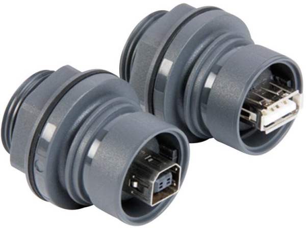 Usb-Stecker Pxp6042/B Vorderseite Typ B, Rückseite Typ A. Pxp6042/B Bulgin Inhalt: 1 Stück
