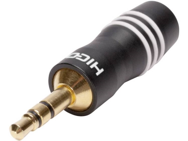 Hicon Hi-J35s03 Klinkenstecker 3,5 Mm Stecker, Gerade Polzahl: 3 Stereo Schwarz 1 Stück