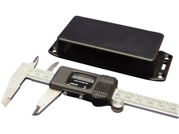 Hammond Electronics Hammond Electronics 1591Gsflbk Universal Cabinet 121 X 94 X 34 Schwarz 1 Stück