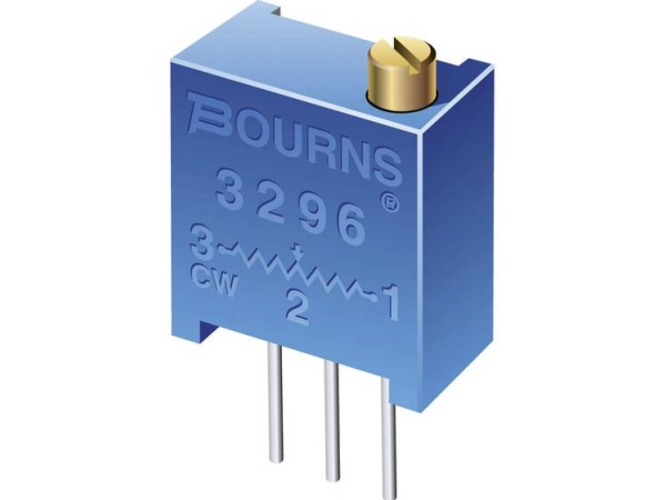 Bourns 3296Y-1-503Lf Cermet Trimmer Lineær 0.5 W 50 Kω 9 ° 1 Stk