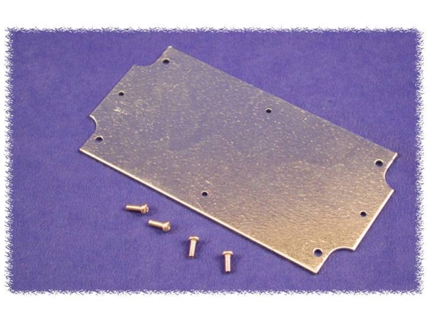 Hammond Electronics 1554Fpl N/A (L X B X H) 109 X 79 X 1 Mm Stålplade Natur 1 Stk