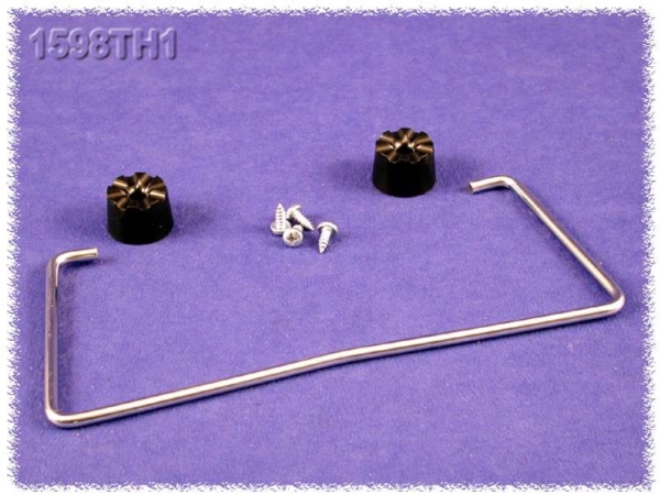 Hammond Electronics 1598Th1 Halter/Stütze, Stahl, Silber, 1 Stk
