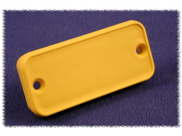 Hammond Electronics 1455Cply-10 1455Cply-10 Abschlussplatte (L X B X H) 8 X 54 X 23 Mm Abs Gelb 10 Stk