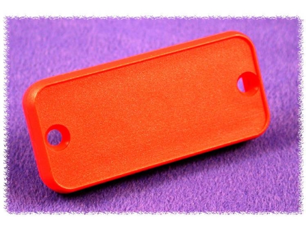 Hammond Electronics 1455Kplred-10 Endeplade (L X B X H) 8 X 78 X 27 Mm Abs Rød 10 Stk