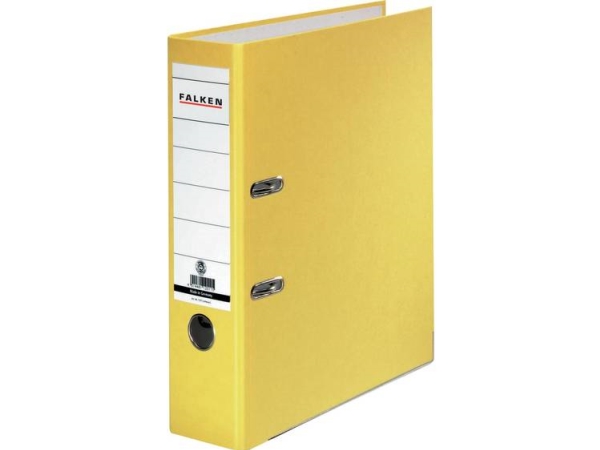 Falken Folder Falken Recycolor A4 Rückenbreite: 80 Mm Gelb 2 Bügel 11285772