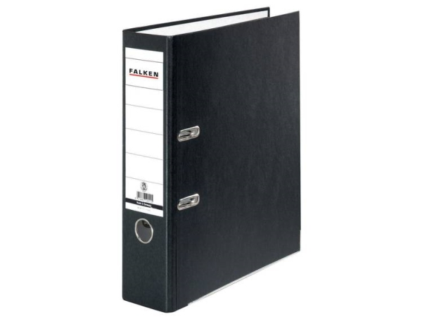 Falken Folder Falken Recycolor A4 Rückenbreite: 80 Mm Schwarz 2 Bügel 11285558