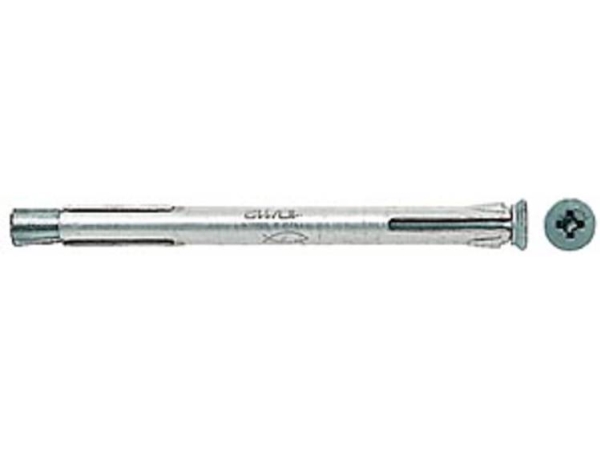 Fischer F 10 M 202, Mauerziegel, Beton, Stahl, Silber, Pozidriv, Pz3, 1 Cm