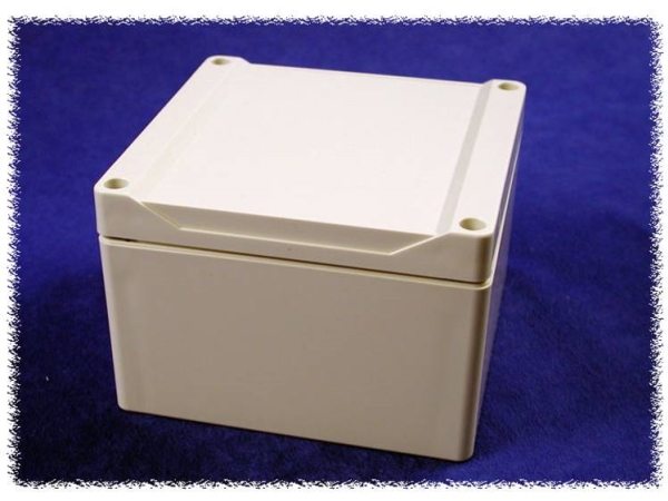Hammond Electronics 1555P2gy Universalkabinet 120 X 120 X 80 Polykarbonat Grå 1 Stk