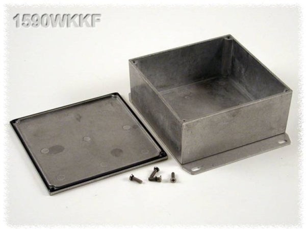 Hammond Electronics 1590Wkkf Universalgehäuse 125 X 125 X 57 Aluminium Natur