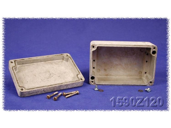 Hammond Electronics 1590Z235gy Universalkabinet 335 X 235 X 121 Aluminium Grå 1 Stk