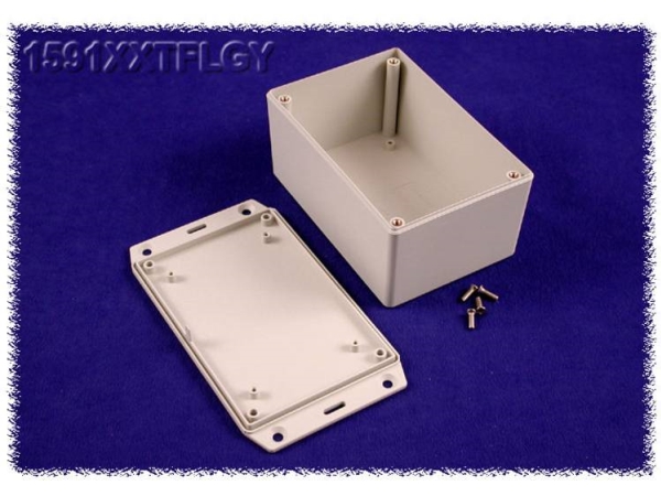 Hammond Electronics 1591Xxtflgy Universalkabinet 123 X 83 X 60 Abs Grå 1 Stk