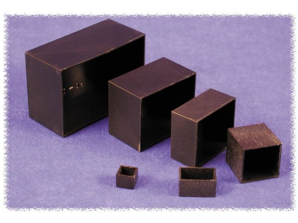 Hammond Electronics 1596B108 Gießgehäuse 50 X 50 X 30 Abs Schwarz