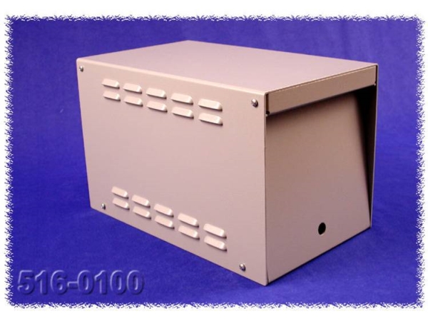 Hammond Electronics 516-0010 Transformatorgehäuse (L X B X H) 365 X 216 X 235 Mm Aluminium Grau, 1 Stk