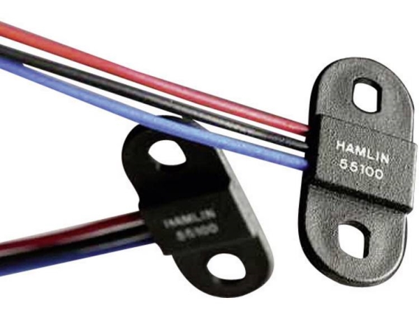 Hamlin Hallsensor 55100-3H-02-A 3.8 - 24 V/Dc Måleområde: 0 - 18 Mm Kabel, Åben Ende