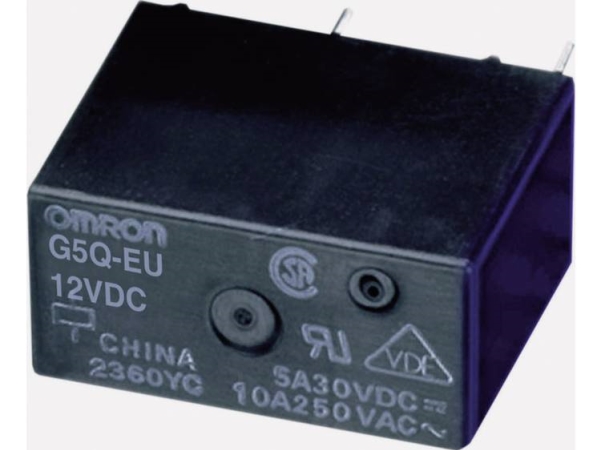 24Vdc 10A-250Vac Relæ 1 Veksler