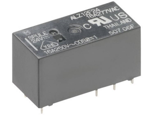 Panasonic Alz22f24 = Alz52f24 Printrelæ 24 V/Dc 16 A 1 X Sluttekontakt 1 Stk