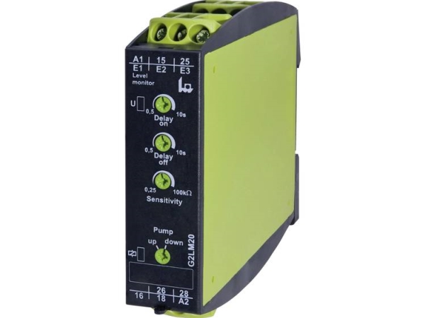 Tele 2390200 G2lm20 Gamma Level Monitoring Relay, Conductive Liquids Level Control Of Conductive Liquids