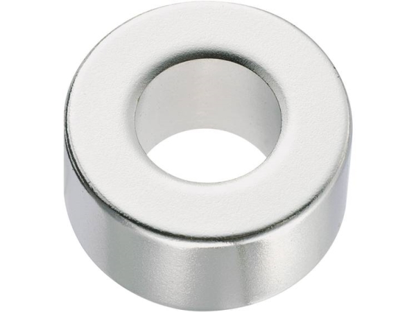 Conrad Components 506000 Permanent-Magnet Ring (Ø X H) 20 Mm X 10 Mm N35 1.18 - 1.24 T Grænsetemperatur (Max.): 80 °C