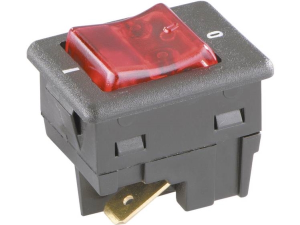 Interbär Wippschalter 8005-002.01 250 V/Ac 16 A, 2 X Aus/Ein, Klickend, 1 Stk