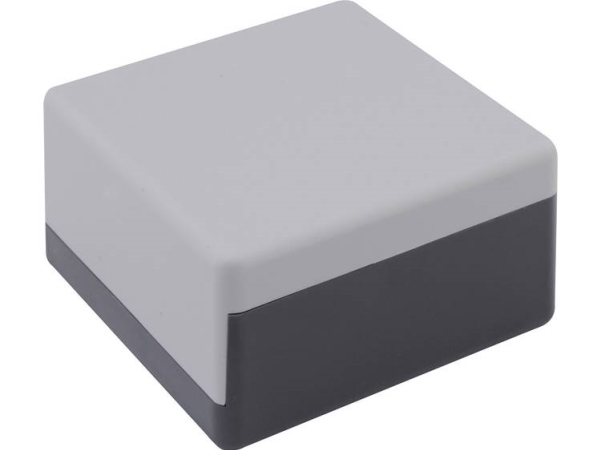 Bopla Universal U 75 06075000 Elektronik Kabinet 75 X 75 X 40 Polystyrol (Eps) Grå, Sort 1 Stk