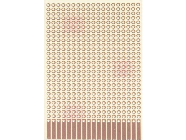 Rademacher Wr-Typ 907-1 Printplade Til Eksperimenter Epoxyd (L X B) 80 Mm X 50 Mm 35 Μm Rastermål 2,54 Mm Indhold 1 Stk