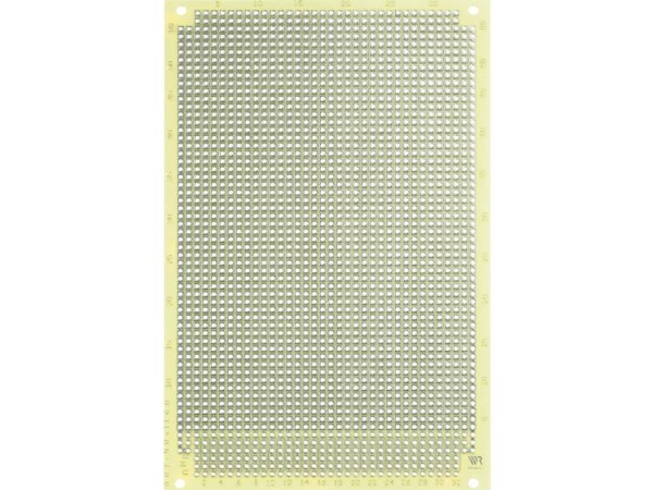 Rademacher Wr-Typ 1160 Printplade Til Eksperimenter Epoxyd (L X B) 160 Mm X 100 Mm 35 Μm Rastermål 2,54 Mm Indhold 1 Stk