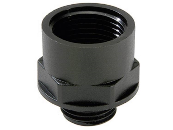 Wiska Atex Ex-Kem 12/16 Kabelverschraubung Verlängerung M12 M16 Polyamid Schwarz (Ral 9005) 1 Stück