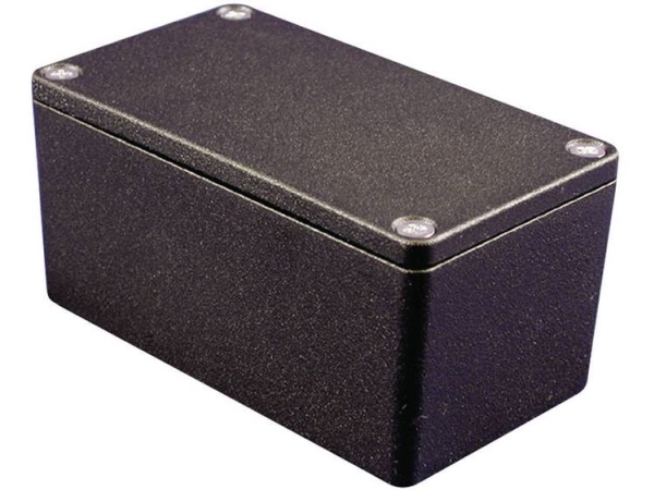 Hammond Electronics Hammond Electronics 1550Z108bk Universal Cabinet 125 X 80 X 58 Aluminium Schwarz 1 Stück