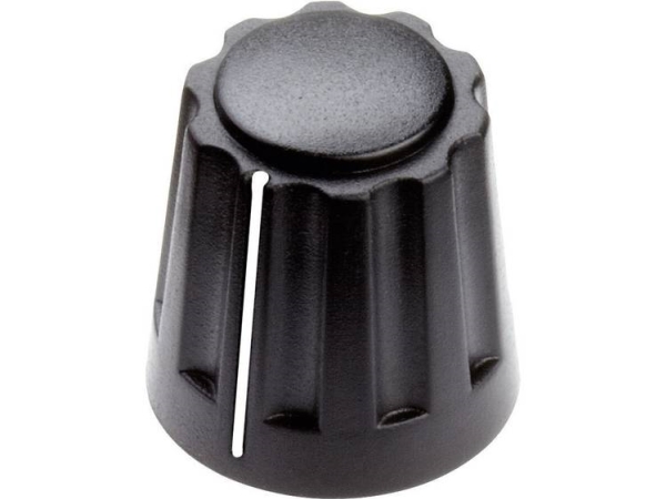Mentor 4331.4001 Knopf Mit Zeiger Schwarz (Ø X H) 14,5 Mm X 14 Mm 1 St