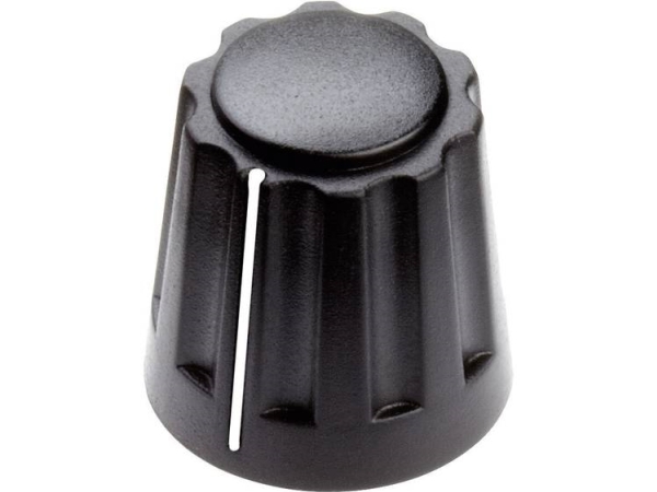 Mentor 4331.6001 Knopf Mit Zeiger Schwarz (Ø X H) 14,5 Mm X 14 Mm 1 St