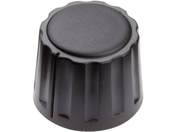 Mentor 4332.6000 Knopf Schwarz (Ø X H) 20 Mm X 15 Mm 1 St