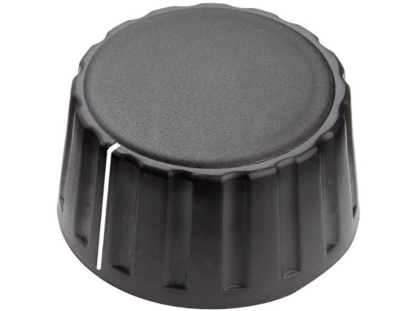 Mentor 4334.6001 Drehknopf Mit Zeiger Schwarz (Ø X H) 36 X 18,5 Mm 1 Stk