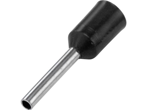 Vogt Verbindungstechnik 460712 Kabelsko 6 Mm² Delvist Isoleret Sort 100 Stk