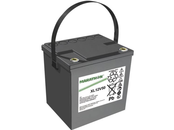 Gnb Marathon Xl12v50 Blybatteri 12 V 50.4 Ah Blyfleece (B X H X T) 220 X 219 X 172 Mm M6 Skruetilslutning Vedligeholdelsesfri