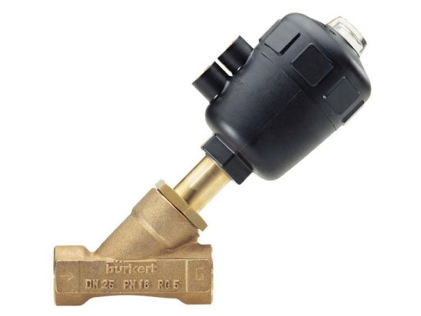 Bürkert Luftbetätigtes Ventil 178608 2000 Gehäusewerkstoff Rotguss Dichtungswerkstoff Ptfe 1 Stück