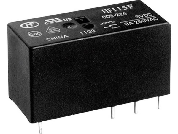Hongfa Hf115f/005-1Hs3b(610) Pcb Relais 5 V/Dc 16 A 1 X Endschalter 1 St