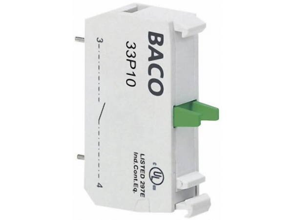 Baco 33P10 Kontaktelement 1 X Endkontakt Druckknopf 600 V 1 Stück