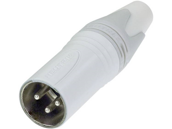 Neutrik Xlr-Steckverbinder Stecker, Gerade Polzahl: 3 Weiß Nc3mxx-Wt 1 St. (Nc3mxx-Wt)