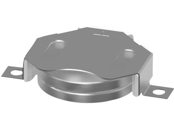 Keystone Electronics 3022 Knopfzellenhalter 2X Cr 2020, Cr 2025, Cr 2032 Horizontal, Aufbaumontage Smd (L X B X H) 34,01 X 22,27 X 6,10 Mm