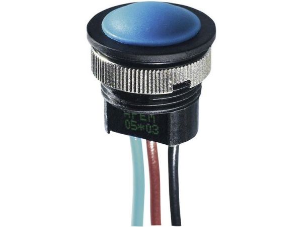 Apem Iar5f1200 Drucktaster 24 V/Dc 2 A 1 X Ein/(Ein) Berührend Ip67 (Front) 1 St