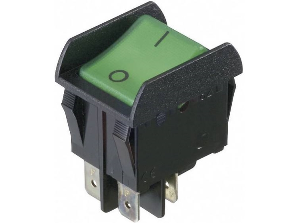 Interbär 3652-851.22 Wippschalter 250 V/Ac 16 A 2 X Ein/Aus Klickend 1 St.
