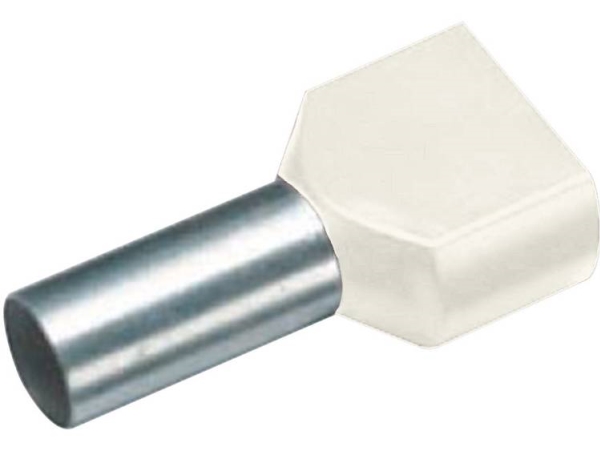 Vogt Verbindungstechnik 470914D Zwillingskabelschuhe 16 Mm² Teilisoliert Elfenbein 100 Stk